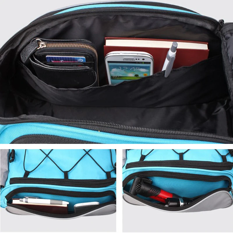 13L Bicycle Rear Bag Multifunction Shelf Utility Bike Rear Frame Pannier Large MTB Road Bicycle Bags Shoulder Bag BG0072 (13)