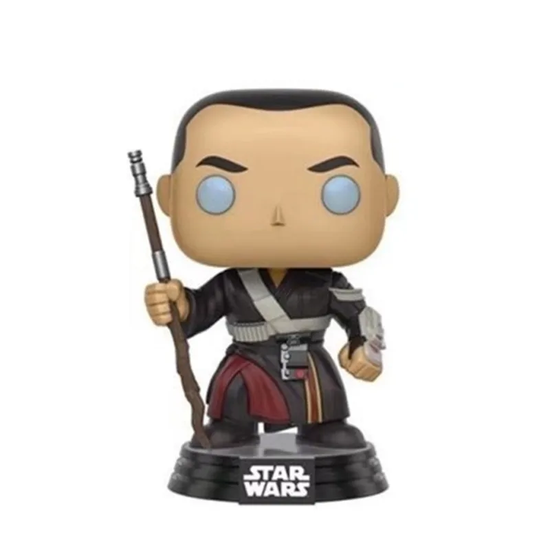 FUNKO POP Star Wars Фигурки игрушки Дарт Вейдер Люк Скайуокер Лея Фигурки игрушки для друга Коллекция подарков на день рождения для модели - Цвет: Without Box 140