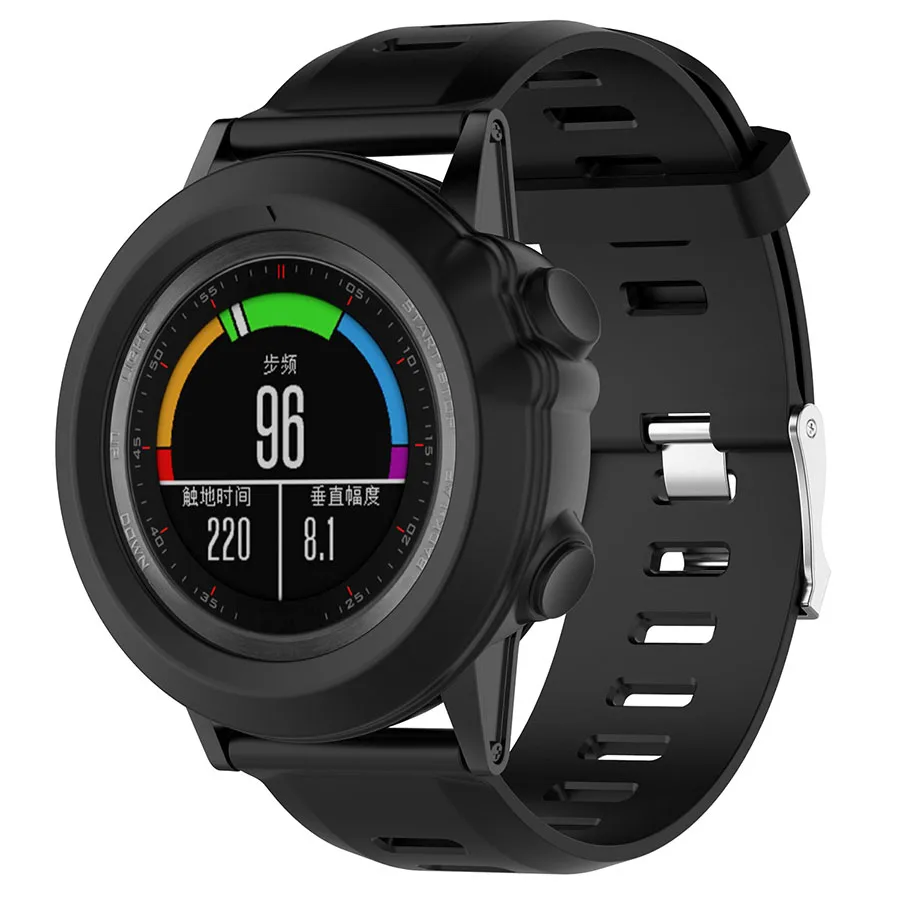 Тонкий силиконовый чехол защитный для Garmin Fenix 3/ 3HR /3 Sapphire/Quaitx 3/tasx Bravo Smart Watch