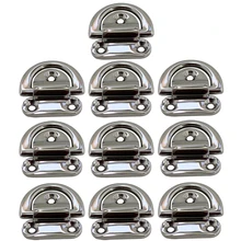 6 мм SUS316 Yacht кольцо D двухслойные складной коврик для глаз прицеп морской оборудование лодка крепления Кольцо штапельного бутсы 10 шт