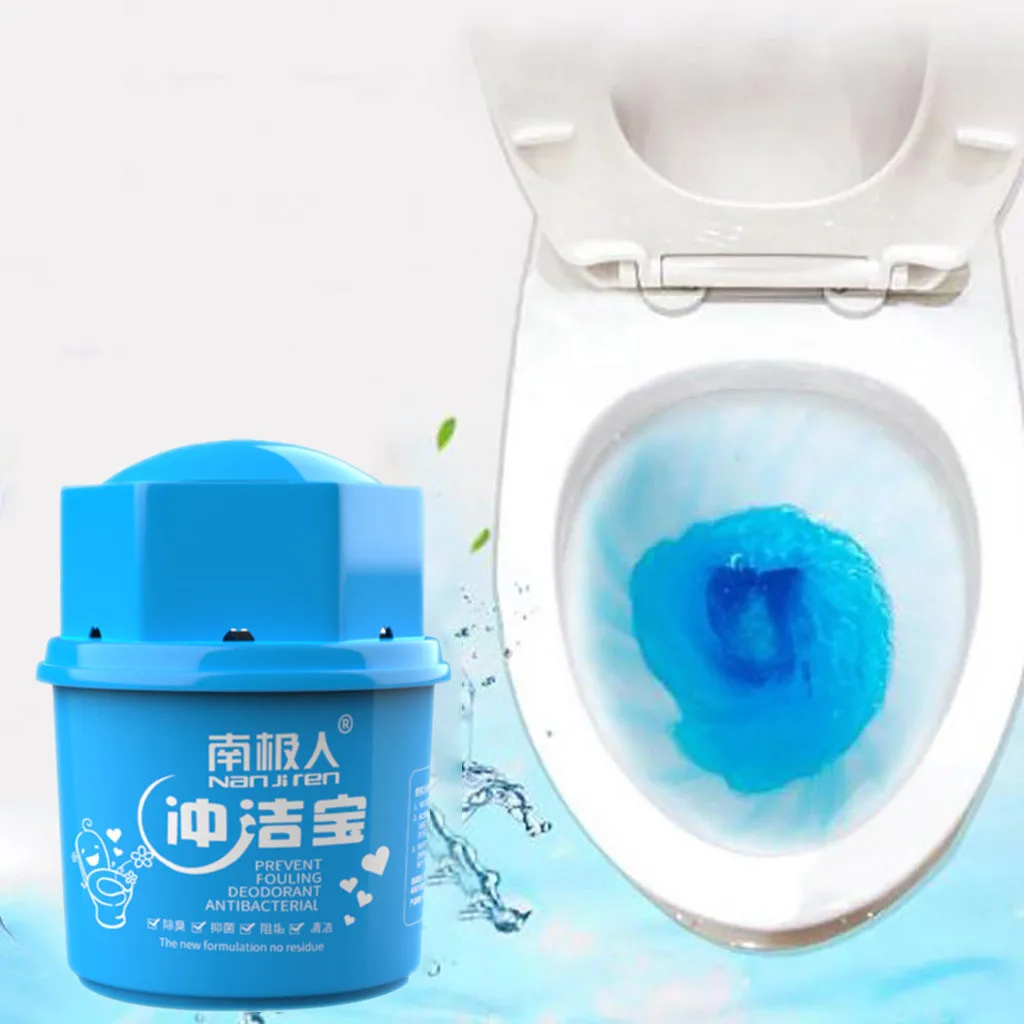 Домашний очищающий автоматический очиститель для туалета Magic Flush Bottled Helper Blue Bubble Amazing Cleaner Зеленый экологически чистый дропшиппинг