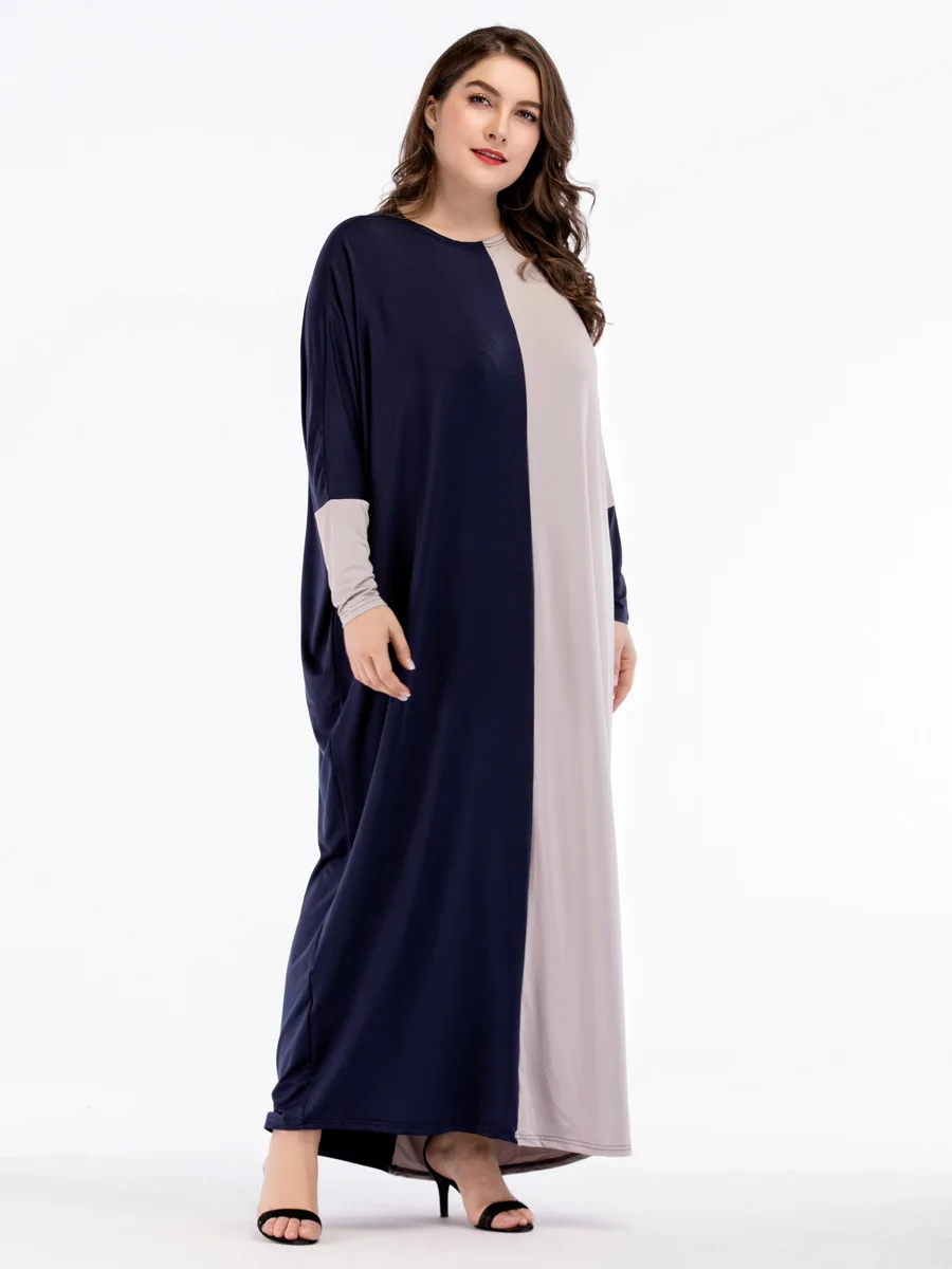 Мусульманское длинное платье для девочки хлопковая Абая рукав летучая мышь Свободный стиль кимоно длинные халаты Jubah марокканский Ближний Восток Арабский исламский одежда
