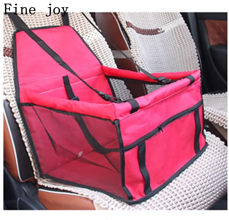 

Fine joy Pet Dog Carrier Car Seat Pad Safe Carry House Cat Puppy Bag Car Travel Bag Waterproof Dog Bag Basket Pet Products