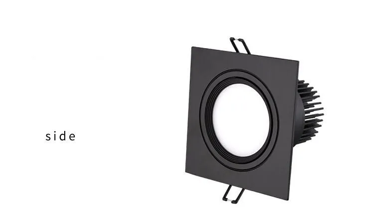 1pcs Energy saving Recessed Double LED Dimmable Downlight COB 7w 9w 12W 24W LED Spot light decoration Ceiling Lamp AC 110V 220V