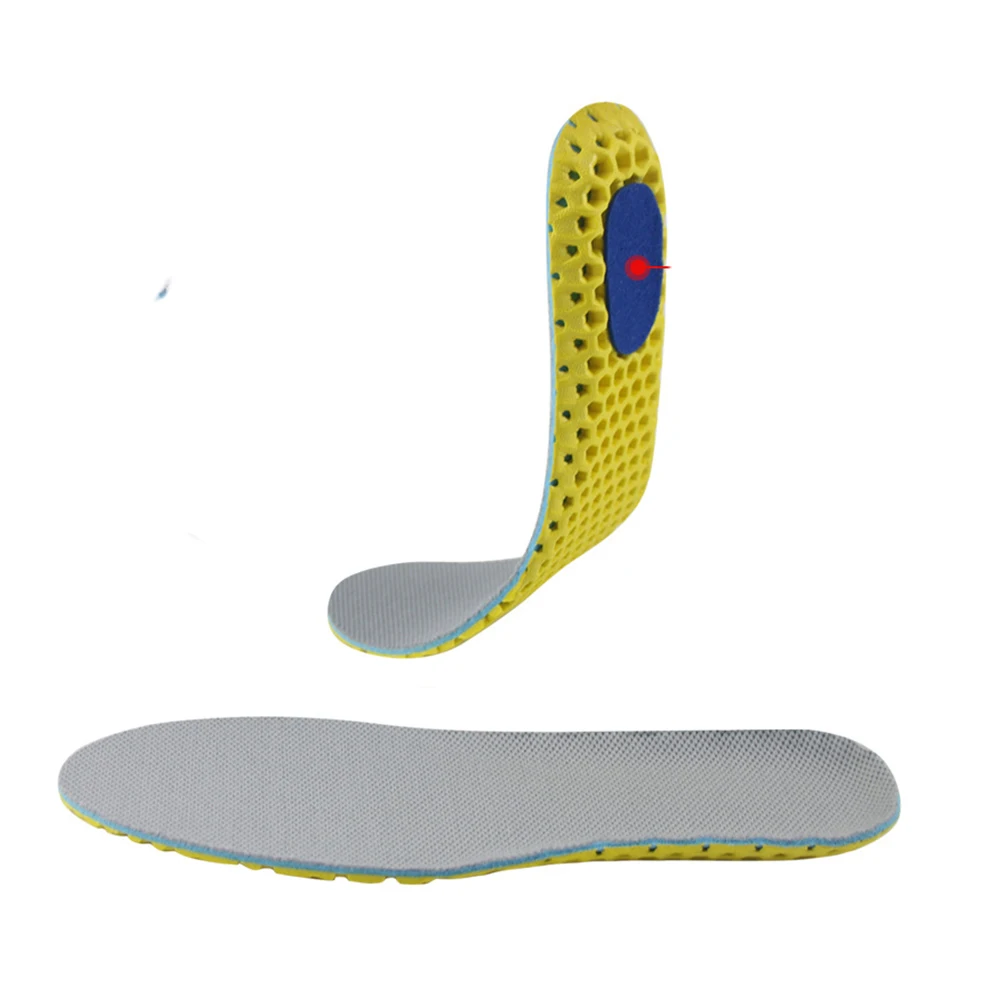 

Foot Pads Care Arch Support Running High Elastic Sports Insoles Trim Edges Breathable Casual Shoes Shock Absorption Men Women