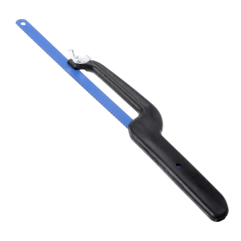 

Mini Saw 12 Inch Light Duty Close Quarter Hacksaw Black with Blade with Rubber Handle *DLS*