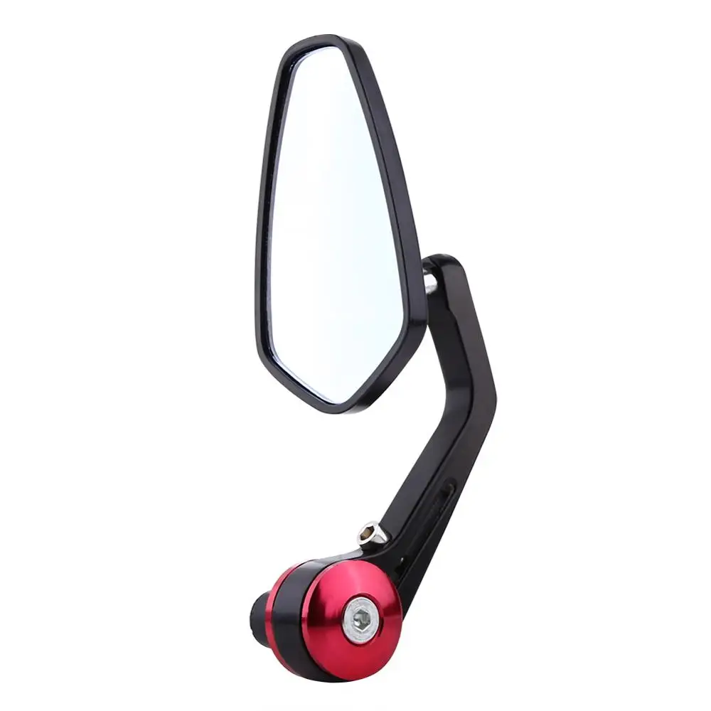 Universal Aluminum Motorcycle 7/8" Handle Bar End Back Rearview Side