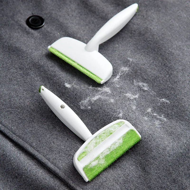 

HOT Mini Clothes Fur Remover 2 Heads Pet Hair Sofa Dust Brush Cleaning Tools LSF99