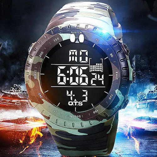 2017 Military Sport Watch Men Top Brand Luxury Electronic Digital LED Wrist Watch Male Clock For