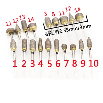 

1pcs Super Durable Diamond Grinding Head Sintering Grinding Head Jade Carving Jade Carving Tool Jade Agate Peeling Grinding Head