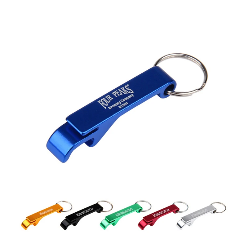 

Promotional Personalized Engraved Bottle Opener Keychain, Engraving with Custom Text Logo, Personalised Gift Keyring Beer Opener