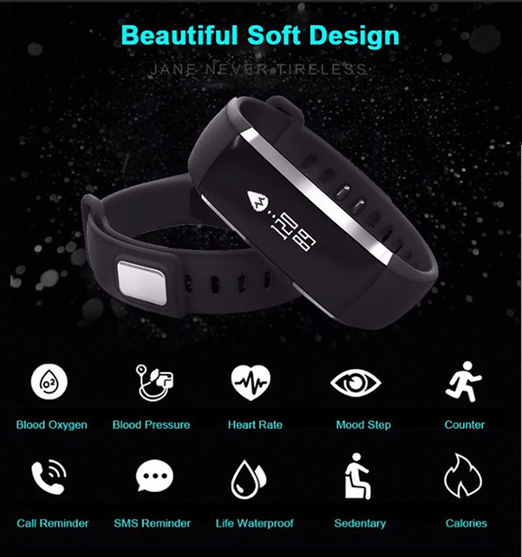 Hot Sale M2 Smart Bracelet Blood Pressure Heart Rate Monitor Fitness Smart Wristbands IP 67 Swimming Bracelet For Men Gift (9)