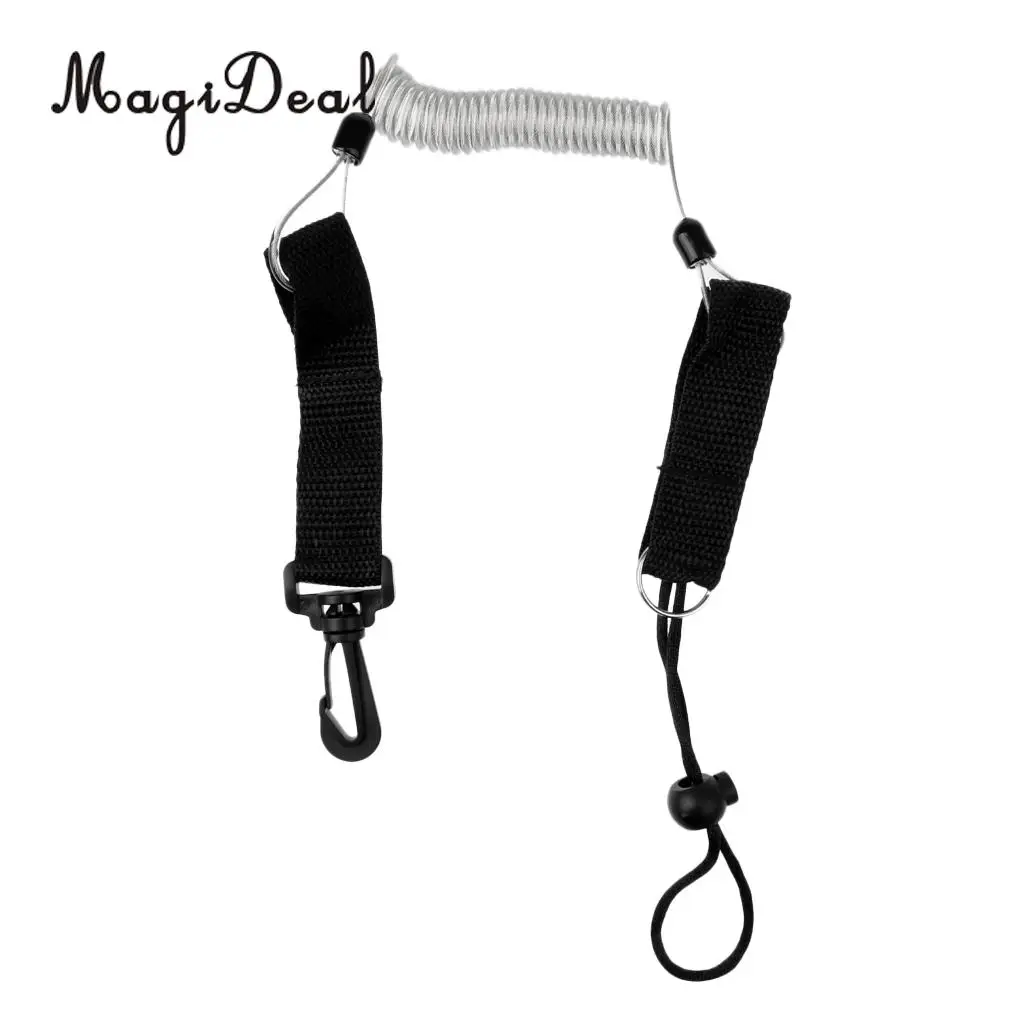 MagiDeal High Quality Scuba Diver Diving Coil Lanyard for Dive Torch
