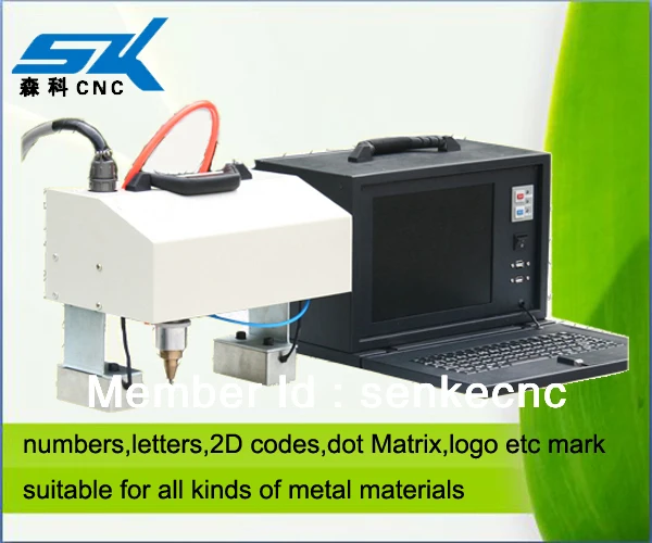 handheld 2d codes,matrix dot pin marking machine on