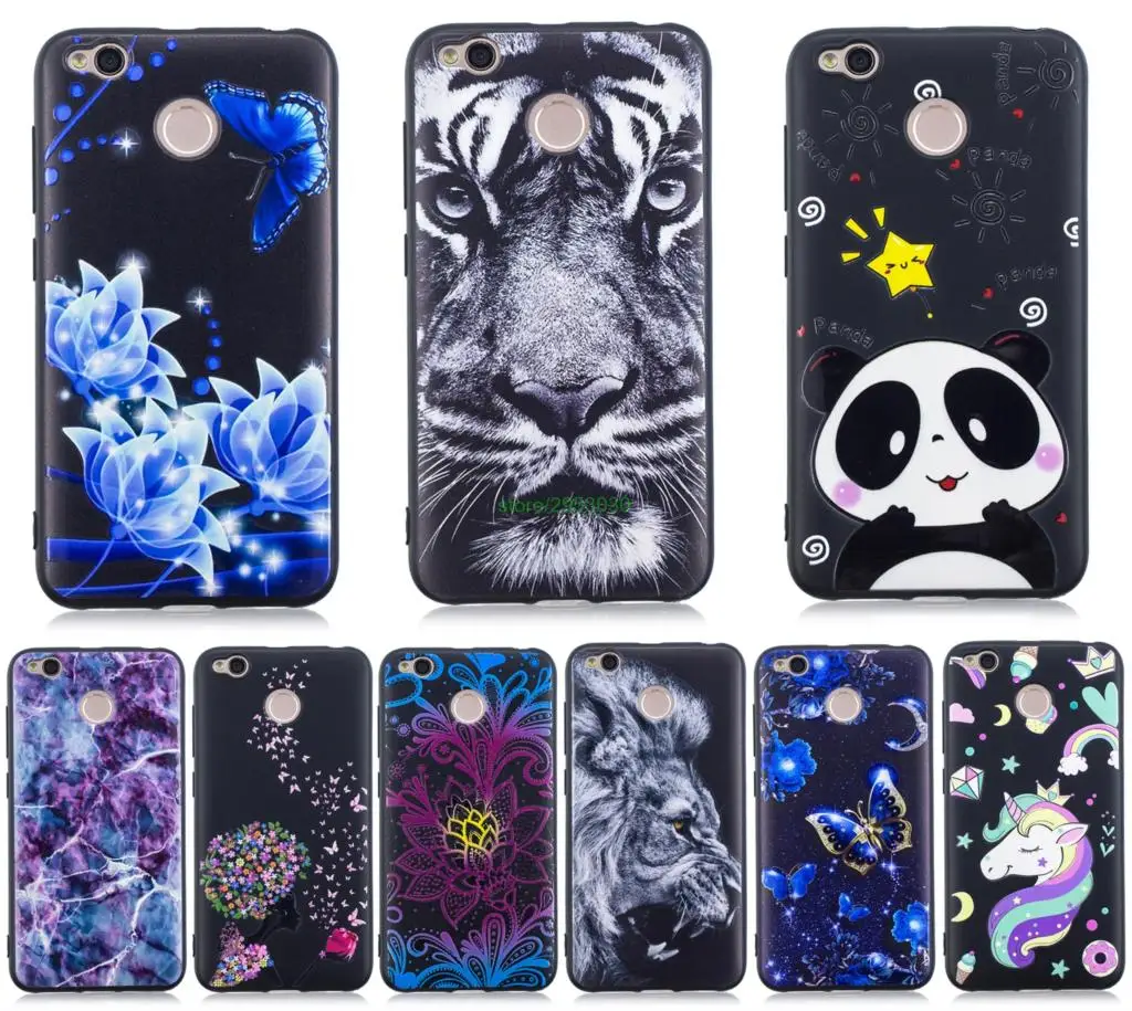 

Fitted Case for Xiaomi Redmi 4X Redmi4X Soft TPU Silicone Protector Cover Mobile Phone Coque for Xiaomi Redmi 4 X Red MI 4X Case