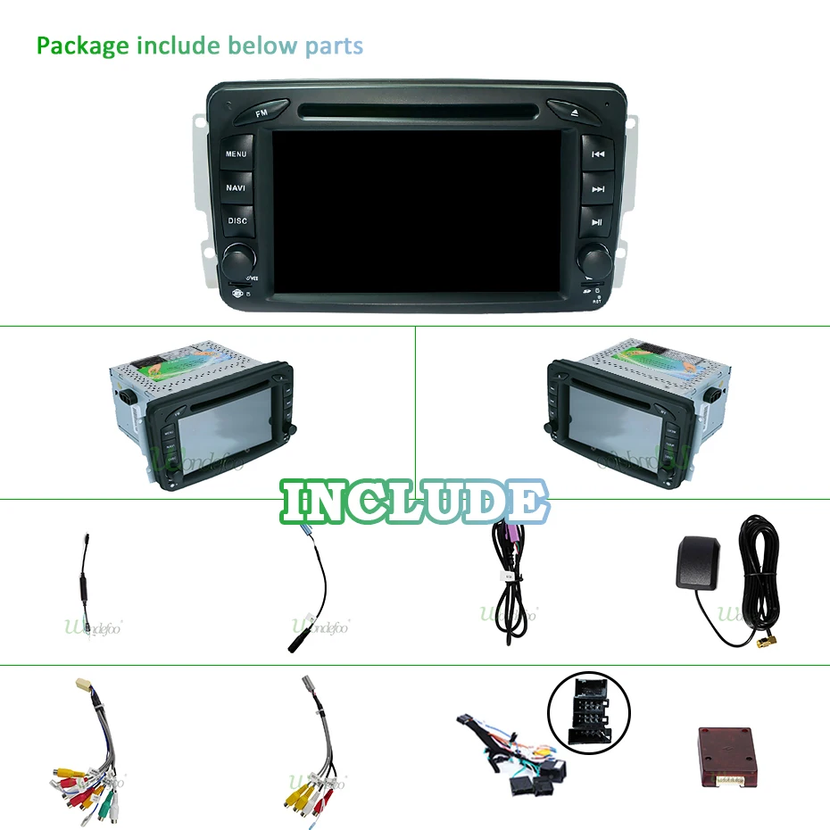 Excellent DSP IPS 4G 64G Android 9.0 Car DVD PLAYER For Mercedes Benz W209 W203 M ML W163 Viano W639 Vito Vaneo GPS radio stereo PC 2