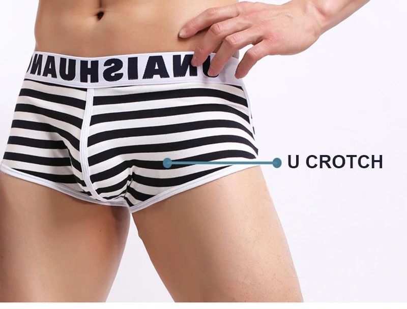 Cueca Boxer Men Stripe Underwear Brand Breathable Calvin Klein Boxer Cotton Underpants Male Boxer Shorts XXL Mens Trunks JS19 (4)