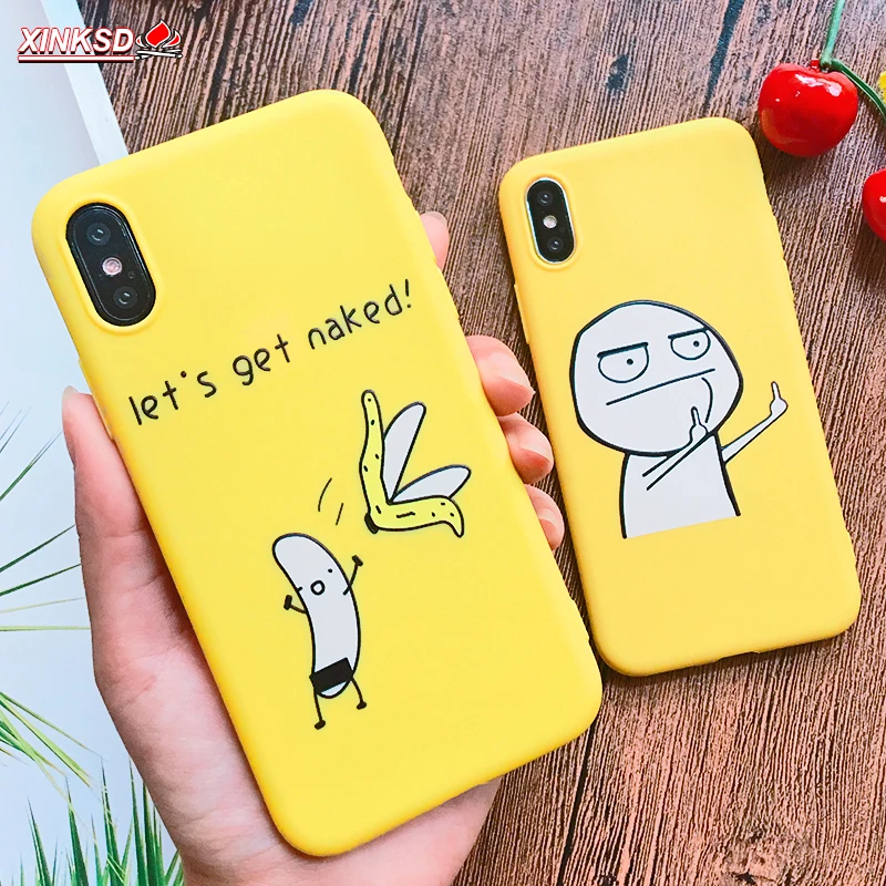 

3D Relief Phone Case For iPhone XS X XR XS Max 6 6S 8 Plus 5 5S SE Soft Cases Funny Cartoon Giraffe Phone Case For iPhone 7 Plus