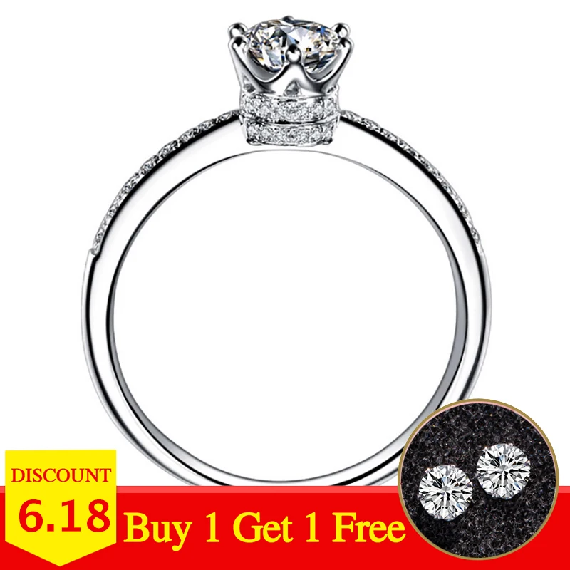 15 Carat Not Fake S925 Sterling Silver Ring Sona Diamond Luxury Fine Crown Style Queen Love Wedding Engagement Simple 925 huismerk kopen in de aanbieding 15 Carat Not Fake S925 Sterling Silver Ring Sona Diamond Luxury Fine Crown Style Queen Love Wedding Engagement Simple 925 huismerk kopen in de aanbieding