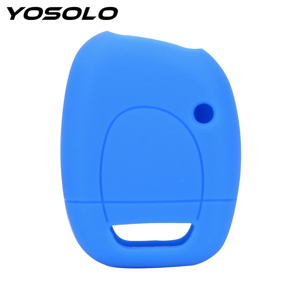 

YOSOLO Car Key Cover Case For Renault Clio Kangoo Master Silicone Key Shell Replacement Car-styling