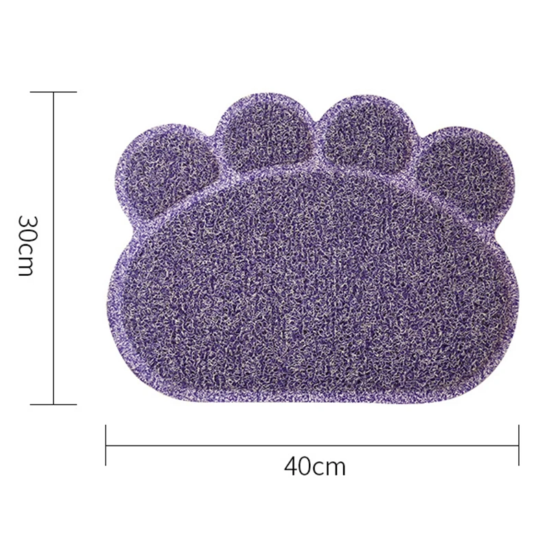 

PVC Pet Cat Litter Mat Double Layer Litter Cat Pads Trapping Pet Litter Box Mat Pet Cat Mat Supplies For Keeping House Clean