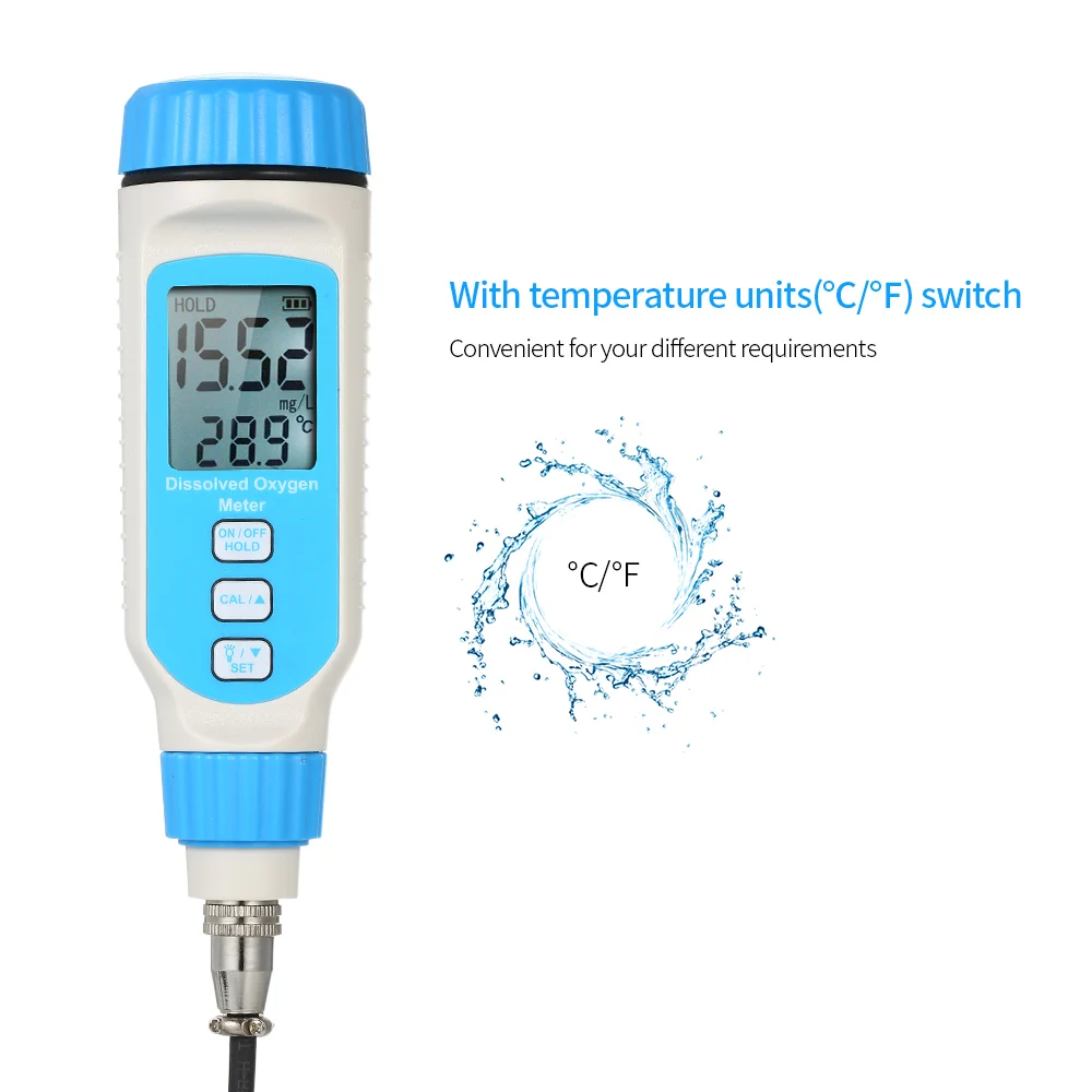 Тип ручки измеритель температуры растворенного кислорода портативный карманный анализатор качества воды
