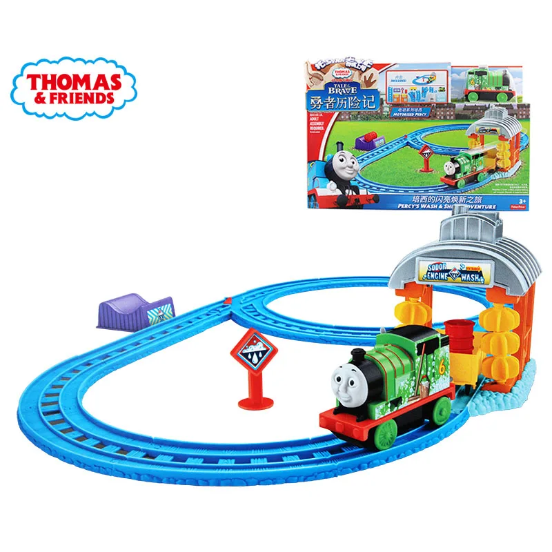 Thomas&Friends Train Toys Electric Series James and Percy Plastic Mini Railway Track Set Funny Accessories Thomas Train Toys - Цвет: CGW30