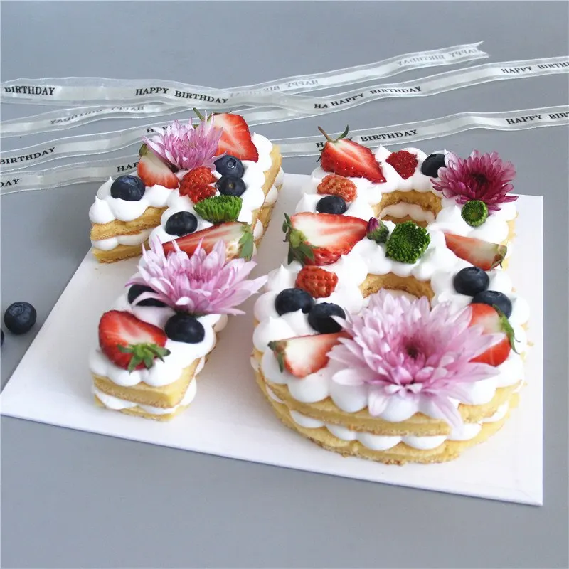 8 дюймов Пластиковая форма для торта 0 цифр инструменты украшения Confeitaria Maker