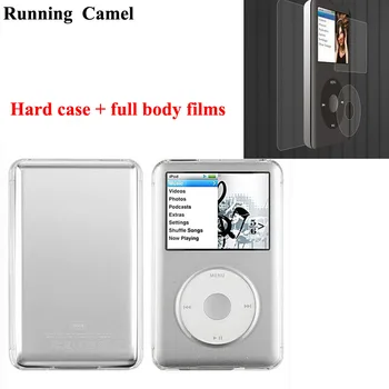 Funda de cristal duro transparente para iPod Classic, 80GB, 120GB, 160GB, película protectora de cuerpo completo