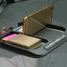 Auto Ornament PVC Nicht Klebrige Pad Automobile Dashboard Halter Anti Slip Matte Kissen Auto Temporay Parkplatz Karte Zubehör