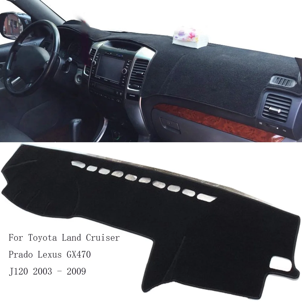 

Branded Dashboard Cover Dash Mat Pad Dash Carpet Protector Fit For Toyota Land Cruiser Prado Lexus GX470 J120 2003 - 2009