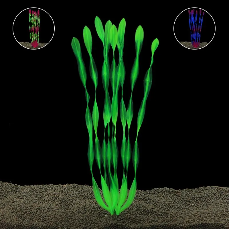 Горячая Распродажа 30 см пластиковая искусственная трава для аквариума орнамент водное растение декорация ландшафт для аквариума 3 цвета