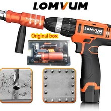 Модернизированный клепальный адаптер Электрический заклепочный ореховый пистолет беспроводной Клепальный Инструмент Дрель адаптер для электрического Drill19