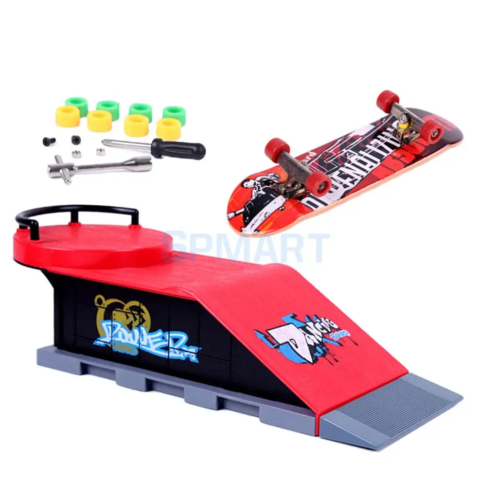 DIY Site Skate Park Ramp Finger Board Skateboard Site Ultimate Sports Prop