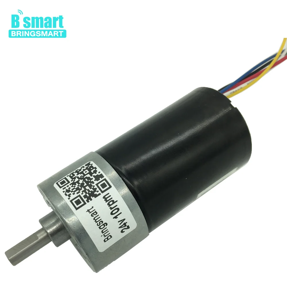 

Bringsmart 12V Reduction Gearbox JGB37-3650 Brushless 24V DC Motor High Torque Electric Micro Motor for Toys Automatic Curtain