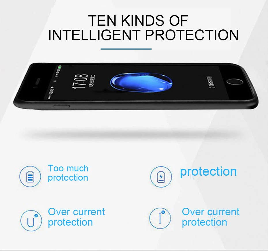 IST Battery Charger Case For iPhone 6 7 8 6s Plus Battery Cases Power Bank Cases For iPhone 6 7 8 6s Battery Slim Charging Case (5)