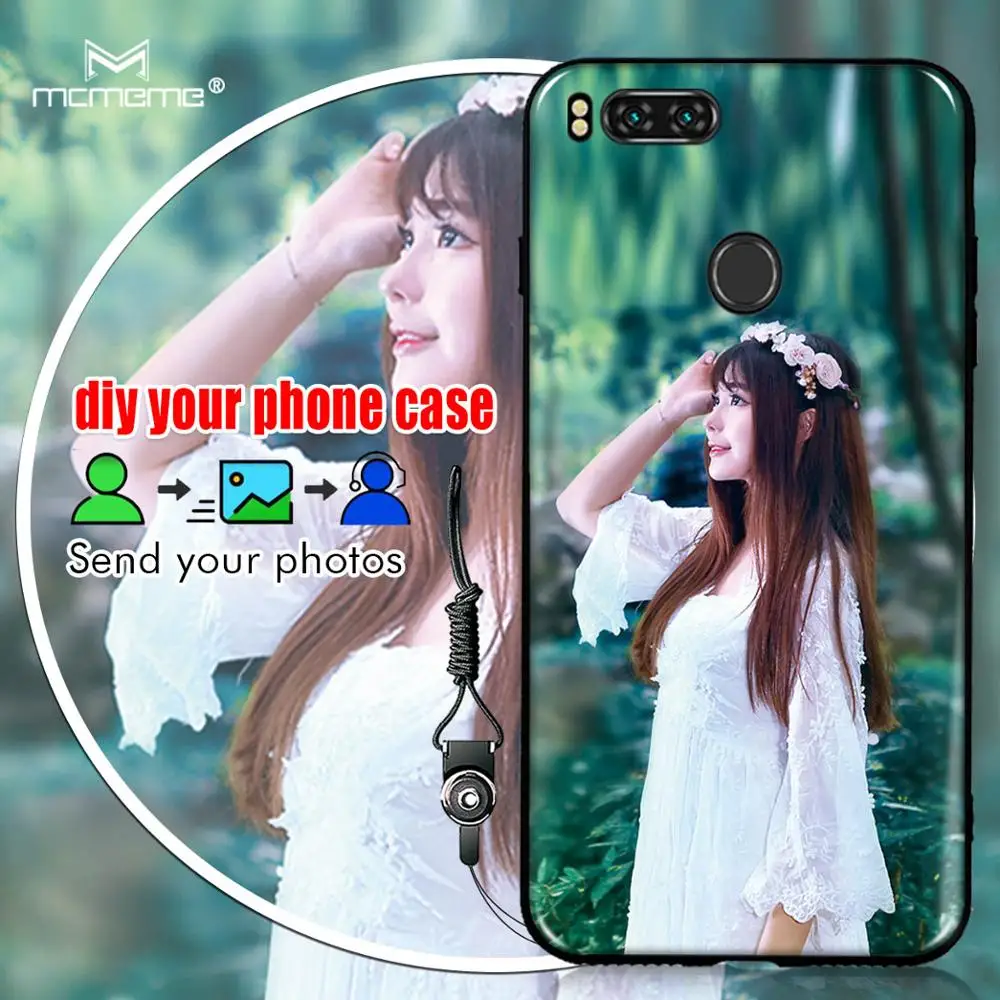 Сделай Сам дизайн фото чехол для Xiaomi A3 Lite 7a A1 5X 5plus Мягкий ТПУ задняя крышка