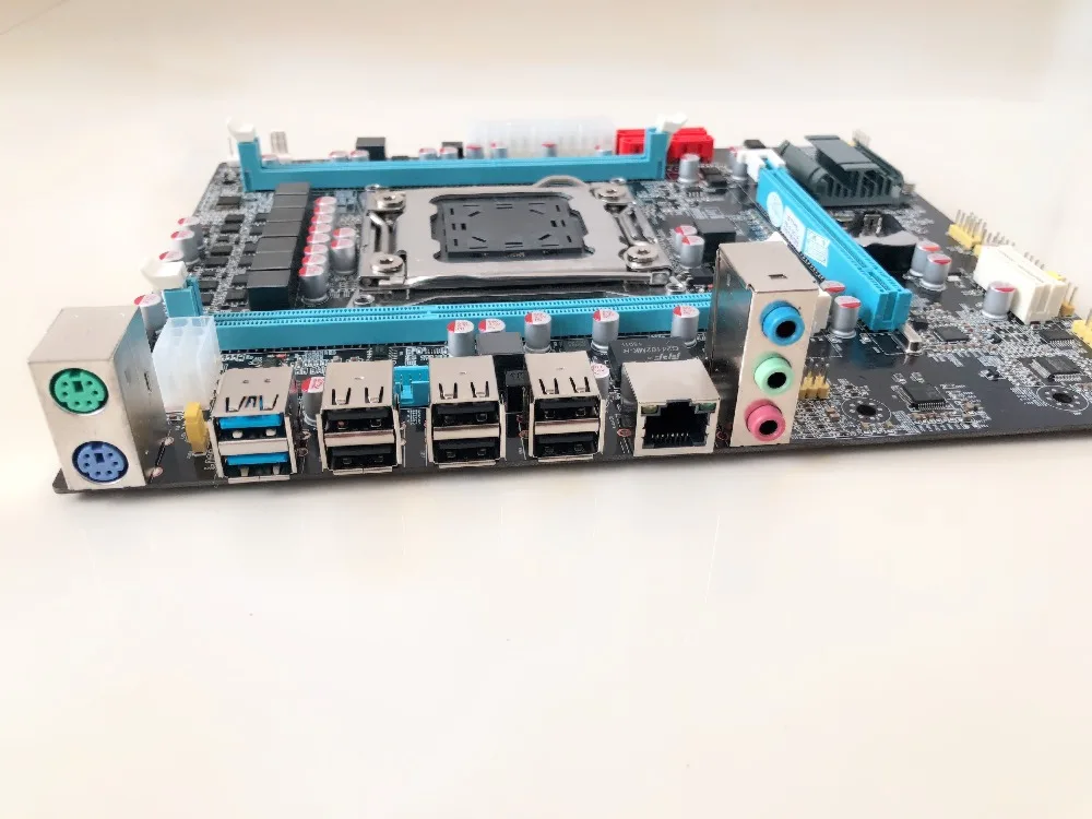  New X79 E5 3.3C LGA 2011 For I7 E5-V1 E5-V2 DDR3 ECC 32GB USB2.0 USB3.0 X79 M ATX Desktop Motherboa