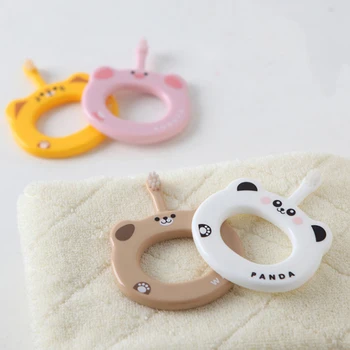 

Teething Ring Toys Baby Food Grade Silicone Training Toothbrush Safe Teether Chew Toys Children's Goods Nurse Gift