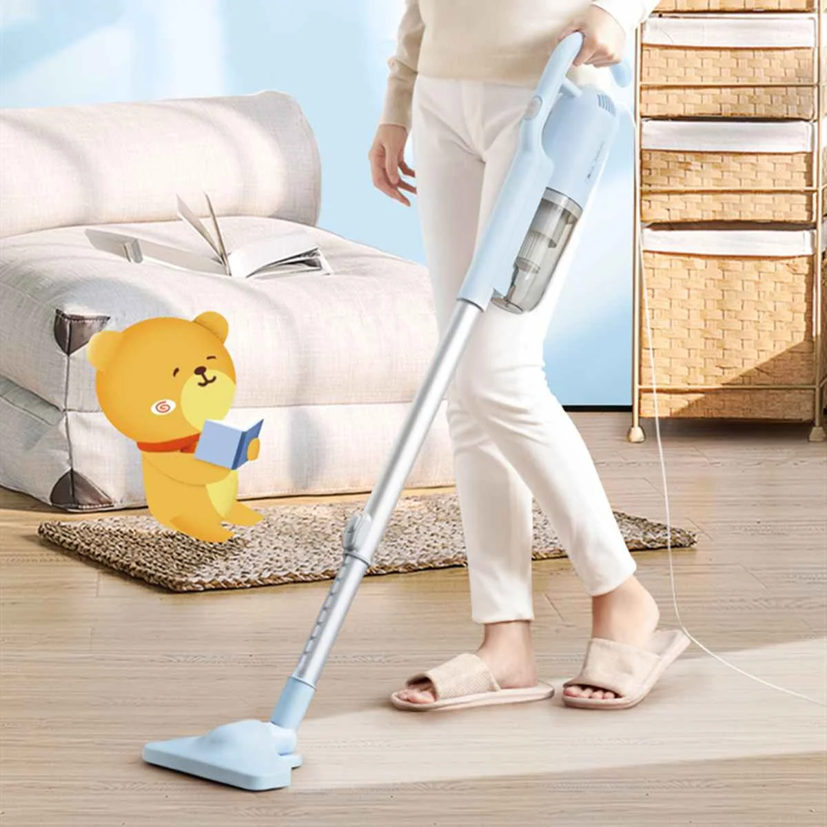 

220V 400W Handheld Vacuum Cleaner Electric 10KPa Suction Brush Tool Dust Cleaner Portable Home ABS Dust Collector Machine