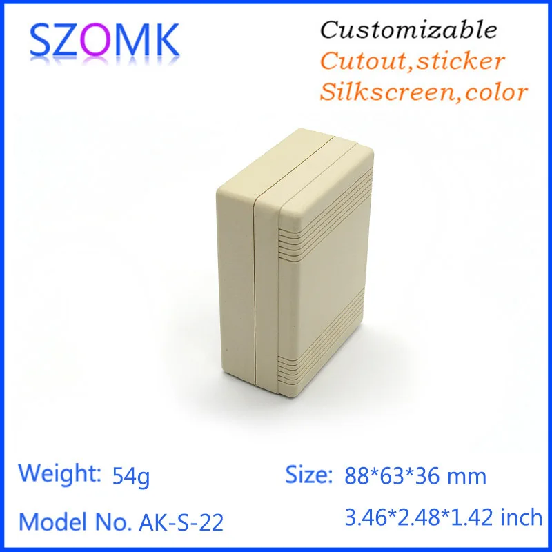 plastic enclosure for electronics control box szomk diy enclosure junction box plastic housing small abs instrument enclosure distribution box black plastic box enclosure electronics case (5).jpg