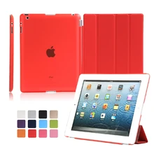 Ультра тонкий чехол для Apple iPad 2/3/4 чехол для планшета из искусственной кожи чехол подставка A1458 A1459 A1460 A1416 A1430 A1403 A1395 A1396 A1397 Fundas