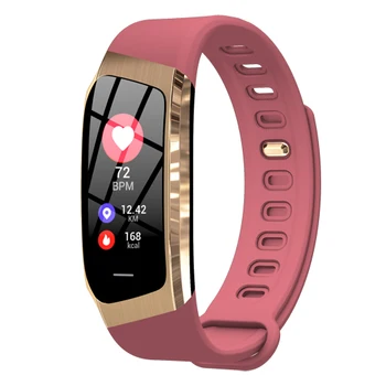 

Creative E18 smart watch color screen heart rate blood pressure sports step counter drinking water alarm reminder Bluetooth