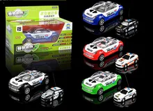 Удивительно, мини-Электрический rc автомобиль дистанционного управления полицейский автомобиль модель игрушки для детей для маленьких мальчиков подарок с радио присутствуют дочерние