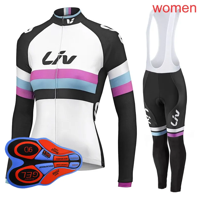 Ropa Ciclismo Mujer, комплект из Джерси для велоспорта,, женская одежда для горного велосипеда, одежда с длинным рукавом, дышащая, для горного велосипеда, спортивная одежда Y032602 - Цвет: jersey bib pants 10