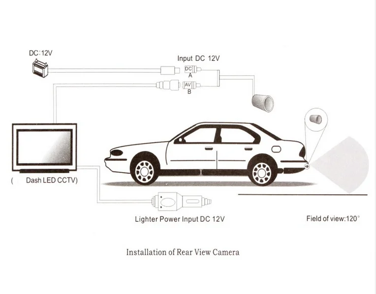 XYCIN4.3 дюймовый складной TFT Цвет ЖК-дисплей автомобиль зеркало заднего вида монитор парковка+ 7 ИК свет Водонепроницаемый Ночное видение автомобиля обратный Камера