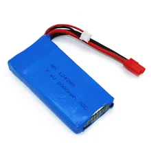1pcs Lipo Battery 7.4V 2000mAh 30C T/Banana/XT60 Plug Upgrade Lipo Battery for Syma X8C X8W Quadcopter