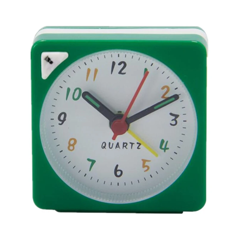 Mini Travel Alarm Clock Analogue Quartz Battery Operated With Snooze LED Light Trip Bed Compact Alarm Clocks Mini Travel Alarm Clock Analogue Quartz Battery Operated With Snooze LED Light Trip Bed Compact Alarm Clocks