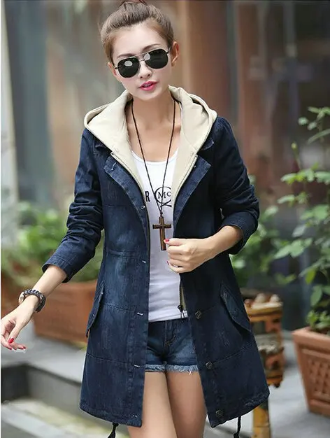 2016 Time limited Turn down Collar Button Pockets Coats