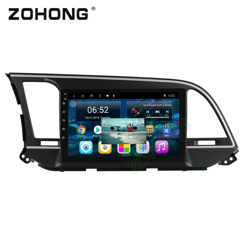 

9" PIP Split screen display Octa Core Android8.1 Car DVD Player for Hyundai Elantra 2016 2017 2018 GPS Navigation Radio BT WIFI